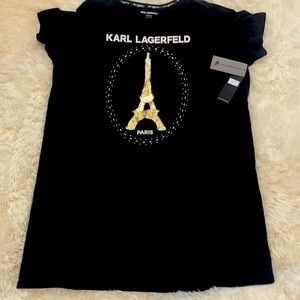 Karl Lagerfeld T SHIRT dress 1X NWT